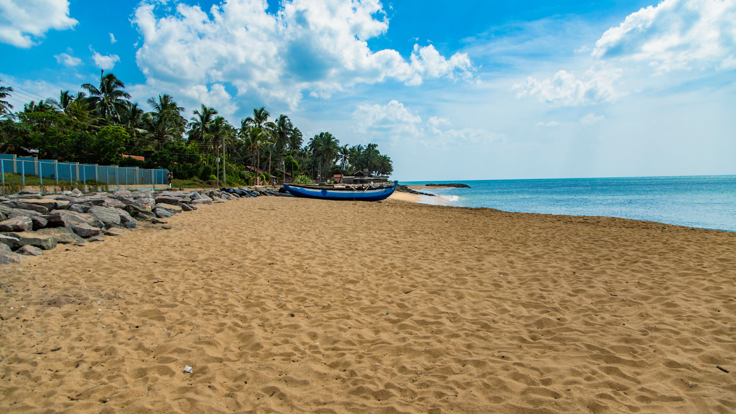 Negombo beach and fishing